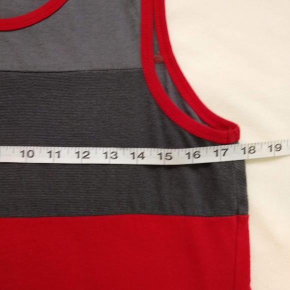 Foot Locker | Athletic Fit Striped Tank Top - Picture 5 of 6